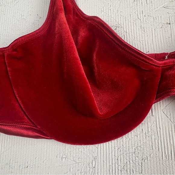 VTG Warner's "a little velvet" Red Velvet
Bra 36C No Padding - Very soft! - Picture 4 of 8